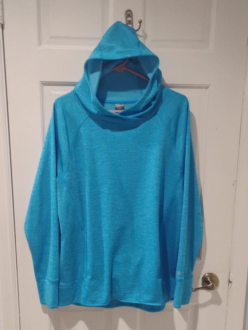 Champion Teal Blue Hooded Pullover